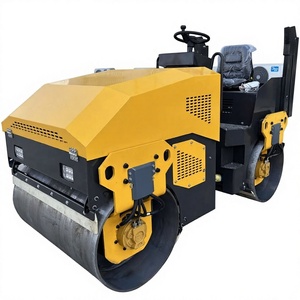 Rodillo Compactador Vibratorio de Doble Tambor con Motor Diésel Changchai de 2500 kg, Rodillo Profesional para Carreteras, Suelos y Asfalto - Product Image 1