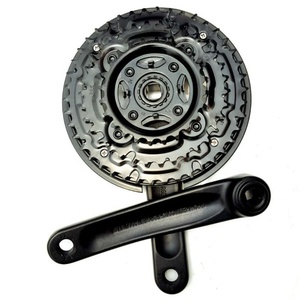 <span class=keywords><strong>Pédalier</strong></span> de vélo en alliage d'aluminium <span class=keywords><strong>Prowheel</strong></span> 170 mm 24/34/42T 6/7/8 vitesses, pignon et manivelle - Product Image 4