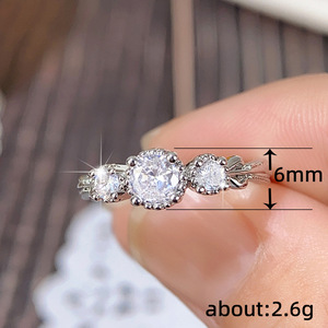แหวนหรูหราสำหรับผู้หญิง เครื่องประดับนิ้วชี้แฟชั่นสุดหรู - Product Image 5