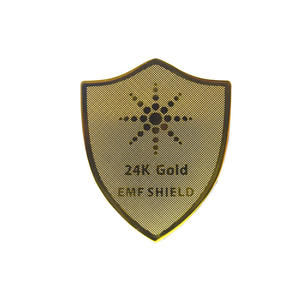 Pegatina Antirradiación de Fuerza Electromotriz 5G, Protección Inalámbrica para Teléfono Móvil, Fuerza Electromotriz Dorada - Product Image 1