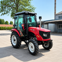 Traktor Berkualitas Tinggi Efisiensi Tinggi 4x4 Traktor Roda untuk Membajak