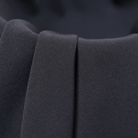 Tela de Sarga Elástica en 4 Direcciones, Impermeable, Lisa, de 210 g/m², 150D, 92% Poliéster, 8% Elastano, para Pantalones de Uniforme, OEM ODM
