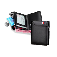 Dompet Kartu Warna Fashion, Dompet Koin Grosir, Dompet RFID, Dompet Kulit Asli Mewah, Tempat Kartu Tipis Mini, Dompet Pria