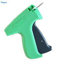 Aiguille standard pour pistolet à étiquettes - Longueur de l'aiguille 35 mm, matériau ABS, vert + noir, durable et écologique pour vêtements, serviettes et chaussettes