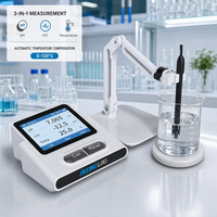 pH-mètre de paillasse IKEME, résolution 0,001 pH, testeur de pH numérique de laboratoire 3-en-1 (pH, mV, température) avec ATC pour la qualité de l'eau et les tests alimentaires