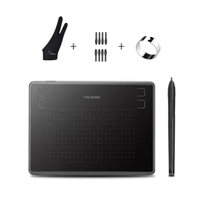 Nouvelle tablette graphique numérique HUION H430P, accessoires d'ordinateur, couleur noire, stylet sans batterie, prix du fabricant