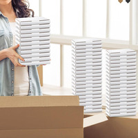 Carton Mailer Boîtes CD Sacs en carton ondulé Déménagement Stockage Petite Entreprise Emballage Blanc Petite Boîte d'Expédition en carton ondulé
