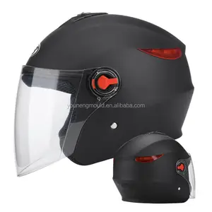 ¡Vídeo! Exportación desde 2004, protector de casco de seguridad de motocicleta de plástico profesional, lente de visera, molde de inyección de máscara facial, fábrica de moldes Taizhou