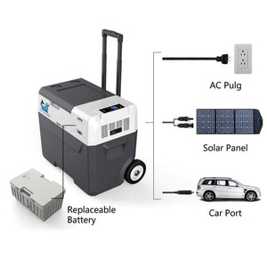 A CO POWER Lion Cooler 23457 52 Quart <b>Portable</b> Solar <b>Fridge</b> Freezer Battery CN - Product Image 1