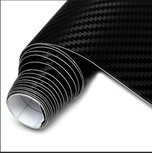 Film vinyle 3D en fibre de carbone auto-adhésif en PVC, résistant à l'eau, sans bulles, rouleaux d'autocollants pour voiture, 1,52*30m, rejet UV 99% - Product Image 2