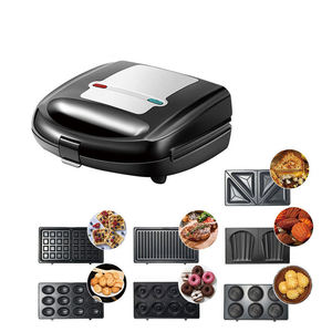 Máquina <span class=keywords><strong>para</strong></span> Desayunos Multifunción 8 en 1 con Revestimiento Antiadherente, Placas Desmontables, Máquina <span class=keywords><strong>para</strong></span> Hacer Sándwiches y Waffles - Product Image 5