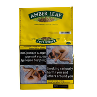 Sachet d'emballage de tabac Amber Leaf portable personnalisé en usine, 50g, pour tabac Amber Leaf
