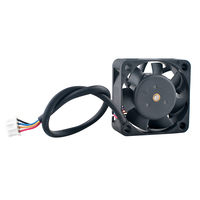 Ventilateur de refroidissement axial haute vitesse ANCHAOPU MGT4012WB-W15 4cm à double roulement à billes 40mm DC12V 0.70A 4 broches en plastique pour alimentation CPU