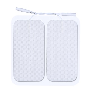 Uso domestico cuscinetti TENS Per terapia fisica elettrodi EMS con filo a treccia 2 pezzi Per confezione cuscinetti Per elettrodi in Gel conduttivo Non tessuto - Product Image 3