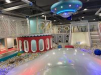 Équipement de terrain de jeux intérieur pour enfants à fort rendement, aire de jeux souple, acier durable pour enfants, pour centre commercial commercial, FEC