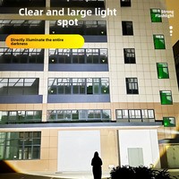 Lampe torche LED multifonctionnelle zoomable pour l'extérieur, autonomie ultra-longue, longue portée, étanche, en alliage d'aluminium