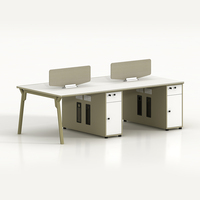 Vente en gros de cloison modulaire personnalisée pour le personnel, mobilier de bureau commercial exécutif, poste de travail de bureau moderne