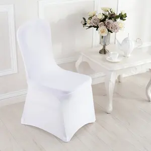 Wholesale Banquet Stretch Spandex Chair Cover Universal Custom Spandex Restaurant Folding Wedding Chair Cover TX