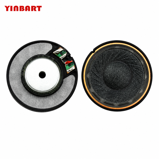 YINBART 30mm Aluminum Metal Rubber Audio Driver Speaker Unit for Headphones 4 Impedance 5-10W Clear Sound Dynamic OEM ODM