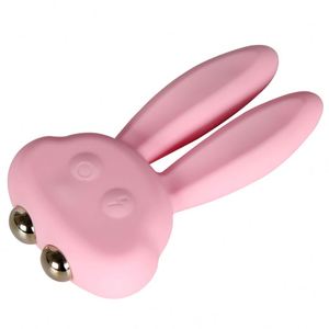 Vibrador de Conejo con Electroestimulación, Potente Estimulación del Clítoris, Vagina y Pezones, Material de Silicona y ABS, Color <span class=keywords><strong>Rosa</strong></span>, para Mujeres - Product Image 1