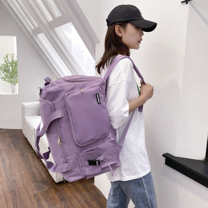 กระเป๋าโยคะแบบแยกแห้งและเปียกกระเป๋าเป้สะพายหลังสำหรับเดินทางข้ามคืนสำหรับเดินทางไปทำธุรกิจ - Product Image 5