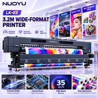 Printer Eco Solvent Format Besar Original Hoson Board 10ft Twin XP600 Heads Wallpaper Art Canvas Photo Poster Roll to Roll