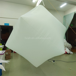 Dés carrés gonflables blancs avec lumière LED Cube de dés <span class=keywords><strong>gonflable</strong></span> <span class=keywords><strong>géant</strong></span> Led Modèle Ballon Décoration - Product Image 3