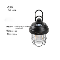 Lampe de camping d'extérieur - Rechargeable par USB, trois couleurs réglables, lanterne de camping, lampe de tente LED rétro pour le camping