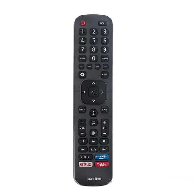 Replacement IR Infrared TV Remote Control EN2BS27H Fit for Hisense Smart TV 43B7100UW 50B7100 50B7100UW 50R5 55B7100UW,