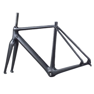 50/52/54/56/58/60Cm Kích Thước <span class=keywords><strong>Cyclocross</strong></span> Sỏi Đĩa Đường Khung Xe Đạp - Product Image 1