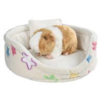 Tapis de couchage en polaire et flanelle douce, spécialement conçu pour les hamsters, les cochons d'Inde et les petits animaux domestiques