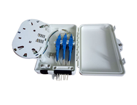 Distribution de fibre optique extérieur FTTH FAT White PLC Splitter 16core