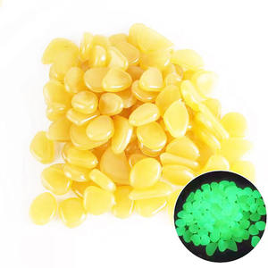 Pierres lumineuses brillent dans l'obscurité 50 pièces avec différentes couleurs en stock pour les décorations d'aquarium de paysage de jardin galets de pavage - Product Image 4