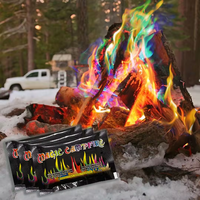 Poudre Magique Métallique Durable pour Feux de Bengale, Flammes Mystiques Colorées pour Mariages, Camping, Fêtes, Cheminées et Feux d'Artifice - Offre Spéciale