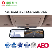 Modul Layar Tampilan Belakang Mobil K&D 9 Inci 1920x384 3400 nit Kecerahan Ultra Tinggi TFT LCD 80 °   Lihat Produsen Layar LCD 1000:1