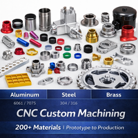 Pièces OEM personnalisées de haute précision en acier inoxydable, aluminium et titane pour services de fraisage et tournage CNC