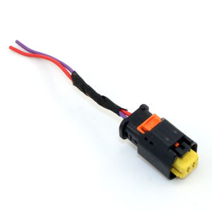 Kunden spezifische Kabel baugruppe Stecker Pigtail Horn Automobile Electronic EV 2 Pin Auto Stecker und Buchse Kabelbaum für Mazda - Product Image 1