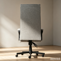 Silla de Oficina Ergonómica de Tela con Respaldo Alto, Altura Ajustable, Reclinable, Giratoria 360 Grados, para Personal, Hogar y Estudio