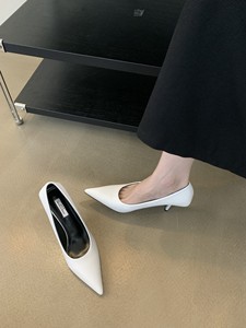 Escarpins pour femmes, chaussures à talons hauts tendance, chaussures noires et blanches, chaussures de mariage pour femmes, talons aiguilles pour femmes, talons pour femmes 2023 - Product Image 3