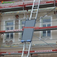 6m 7m 8m 9m Mobile Électrique En Alliage D'aluminium PV Panneau Solaire Ascenseur Palan Échelle De Piste Pour La Construction D'entrepôt