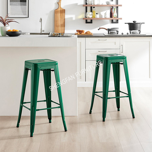Venta al por mayor <span class=keywords><strong>barato</strong></span> aleación de aluminio <span class=keywords><strong>Tolix</strong></span> estilo apilable Metal hierro mostrador taburetes sillas de barra alta para la venta - Product Image 3