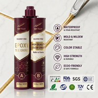 Coulis époxy mat imperméable anti-moisissure 30 couleurs pour carrelage