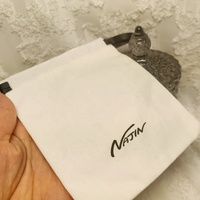 Precio barato de fábrica, logotipo impreso, personalizado, respetuoso con el medio ambiente, algodón, cordón, polvo, bolsa de joyería para regalo