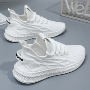 Chaussures décontractées pour femmes, couleur unie, à lacets, respirantes, durables, semelle souple, légères - Product Image 3