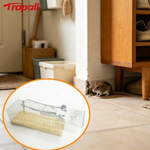 Trampa de jaula de malla metálica para ratas y ratones, apta para interiores y exteriores, de captura viva y respetuosa con las mascotas. - Product Image 1