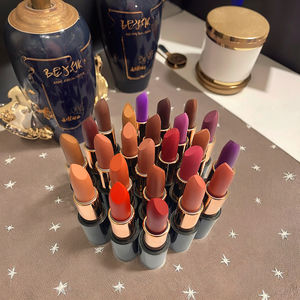 Özelleştirilmiş ucuz yüksek kalite 24 renk özel etiket mat ruj uzun ömürlü su geçirmez çıplak kremsi ruj - Product Image 1