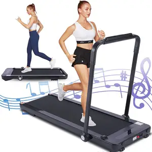 2 In 1 Under Desk Walking Treadmill Best Electric Motorized Treadmill Basic Foldable Running Machine