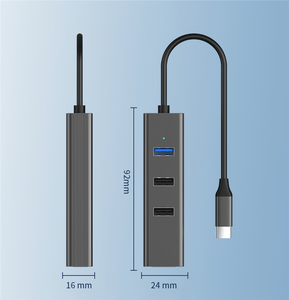 2 in 1 <strong>USB</strong> C <strong>to</strong> <strong>Ethernet</strong> <strong>Adapter</strong> Type <strong>USB</strong> A + Type-C <strong>to</strong> 3 Ports <strong>USB</strong> 3.0 2.0 HUB With RJ45 <strong>LAN</strong> 100M Gigabit <strong>Ethernet</strong> <strong>Network</strong> Card - Product Image 5