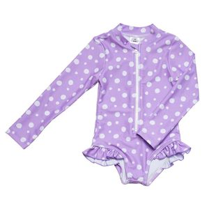 MLY-Maillot <span class=keywords><strong>de</strong></span> <span class=keywords><strong>bain</strong></span> une pièce pour enfants, manches longues, imprimé animal, pour bébés filles - Product Image 3