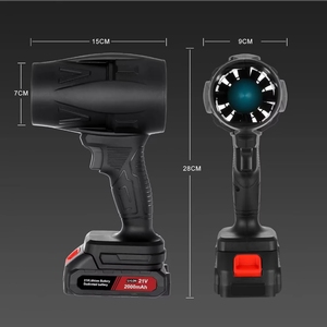Souffleur portatif industriel DIY à batterie lithium, moteur à balais à vitesse réglable, batterie 2,5 Ah, pour déneigement - Product Image 6